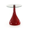 Manhattan Comfort Lava Accent Table in Red ET003-RD